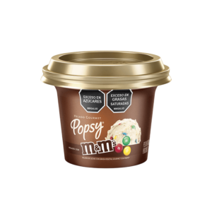 HELADO POPSY GOURMET M&M - VASO 60g